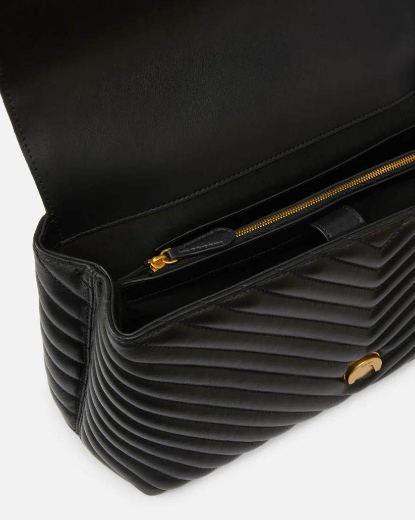 big lady love bag puff chevron pinko big lady love bag puff chevron pinko