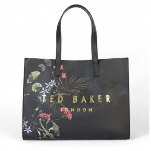 Ted Baker Jillcon Highland Large Icon Bag In Black