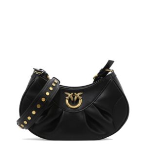 Pinko Pinko Half Moon Logo Plaque Shoulder Bag