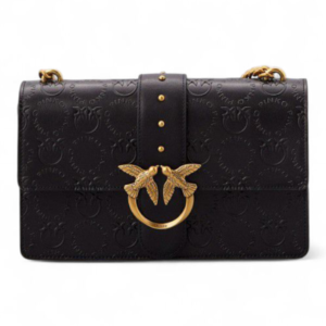 PINKO Love Icon Bag in Monogram Leather