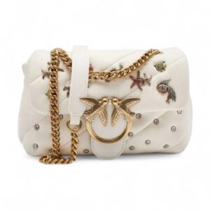 PINKO Love Mini Puff Party Sea Jewels bag