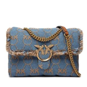 PINKO Love Classic Puff Denim Logo