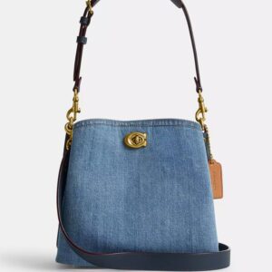 COACH Willow Bucket Bag Denim