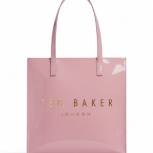 Ted Baker Large Crinkle patent Leather Icon Tote Bag