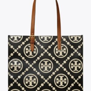 Tory Burch T MONOGRAM CONTRAST EMBOSSED TOTE