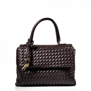 Bottega Veneta Patti Top Handle Bag in Leather