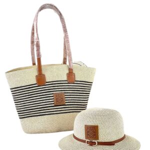 Loewe Woven tote + Hat