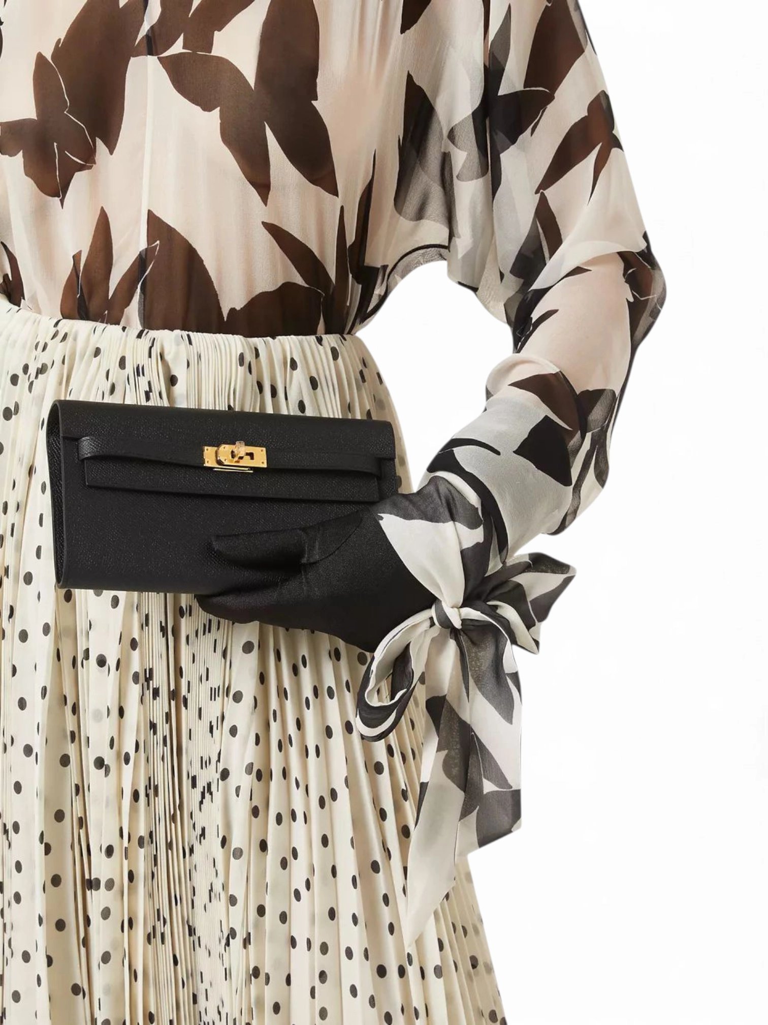 Hermes Kelly To Go Crossbody Bag in Epsom Leather & Gold Hardware - Image 8