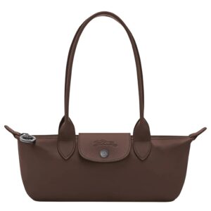 Longchamp Medium Le Pliage Xtra Shoulder Bag in Leather Brown
