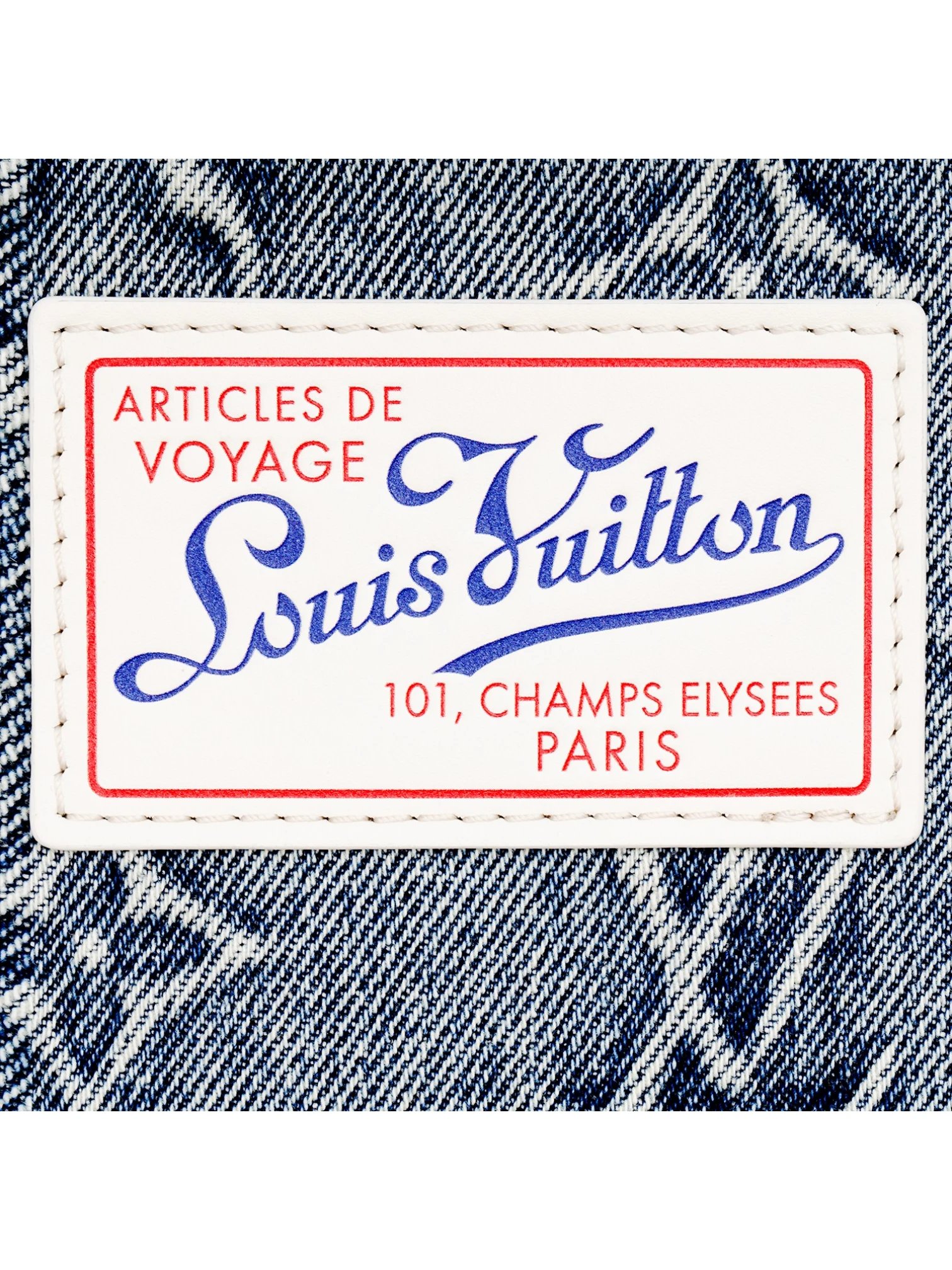 Louis Vuitton clutch Pochette To Go Monogram Washed Denim - Image 6