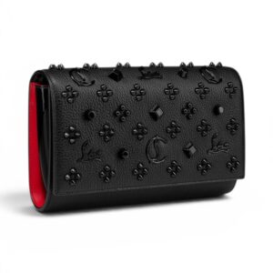 Christian Louboutin Spikes Loubinthesky Paloma Clutch Black
